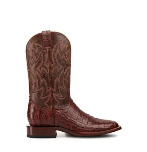 Dan Post Men's Kingsly Genuine Caiman Belly Square Toe Boots - Bay Apache Dan Post Men's Kingsly Genuine Caiman Belly Square Toe Boots - Bay Apache