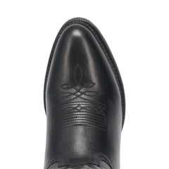 Laredo Birchwood Black Leather Round Toe Boots for Men