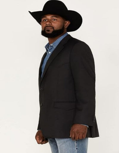 Western Blazer - Saco Para Hombre - Cowboy Blazer in Black Color 1   - from alligatorwarehouse.com