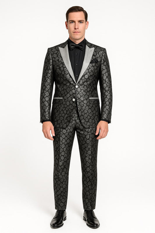 Silver Tuxedo Collection - Premium Silver Tuxedo at alligatorwarehouse.com
