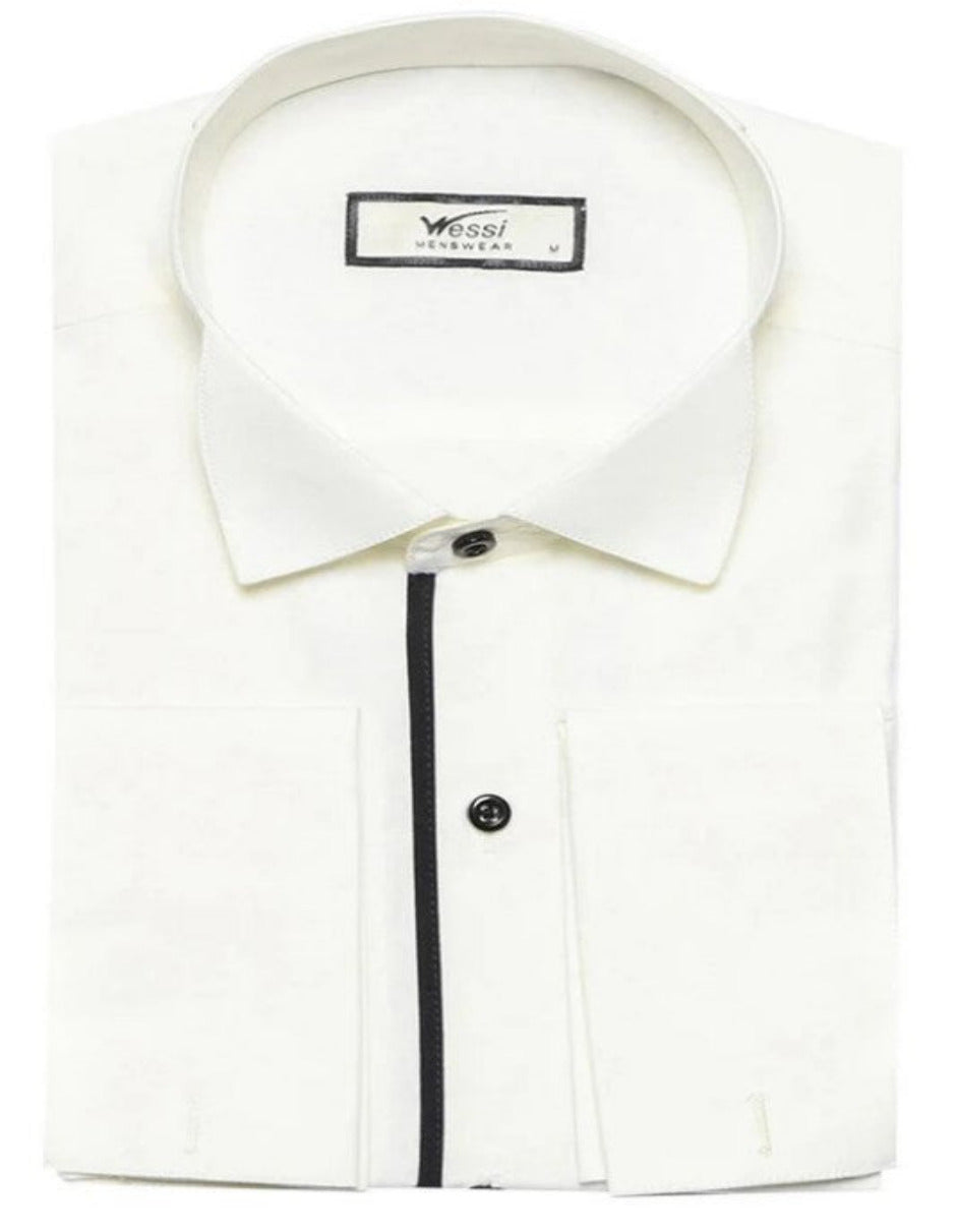 Cream Tuxedo Shirt 5   - from alligatorwarehouse.com