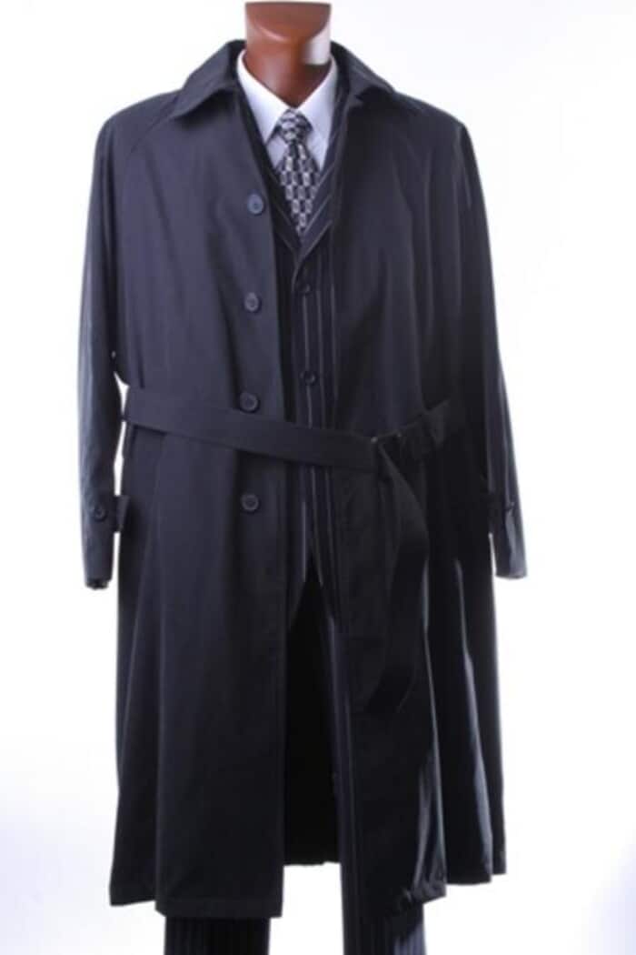 Dark color black Overcoat Ankle length All Year Round - Dress Coat  Priced Available In Big & Tall Sizes 1   - from alligatorwarehouse.com