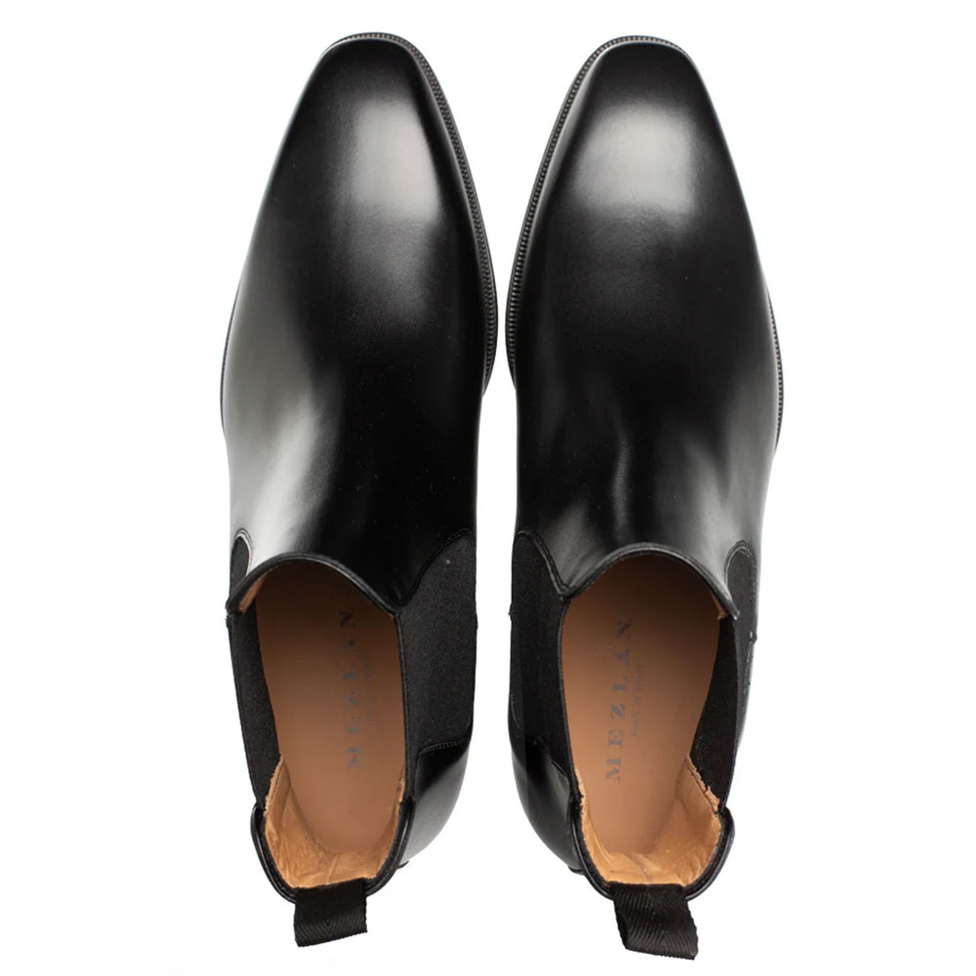 Cervantes Black Chelsea Boots By Mezlan Made In Spain Brand 5   - from alligatorwarehouse.com