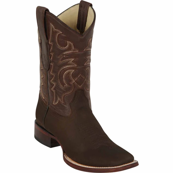 Los Altos Boots - Mens Dress Cowboy Boot - Low Priced Brown Cowboy Boots Square Toe- in Brown Los Altos Boots - Mens Dress Cowboy Boot - Low Priced Brown Cowboy Boots Square Toe- in Brown