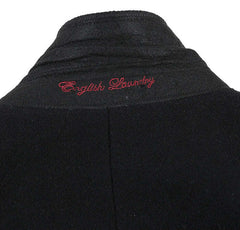 Black Fall/Winter Essential Slim Fit Overcoat Wool Blend