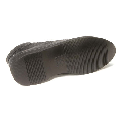 Los Altos Casual Black Full Ostrich Leg Shoes 4   - from alligatorwarehouse.com