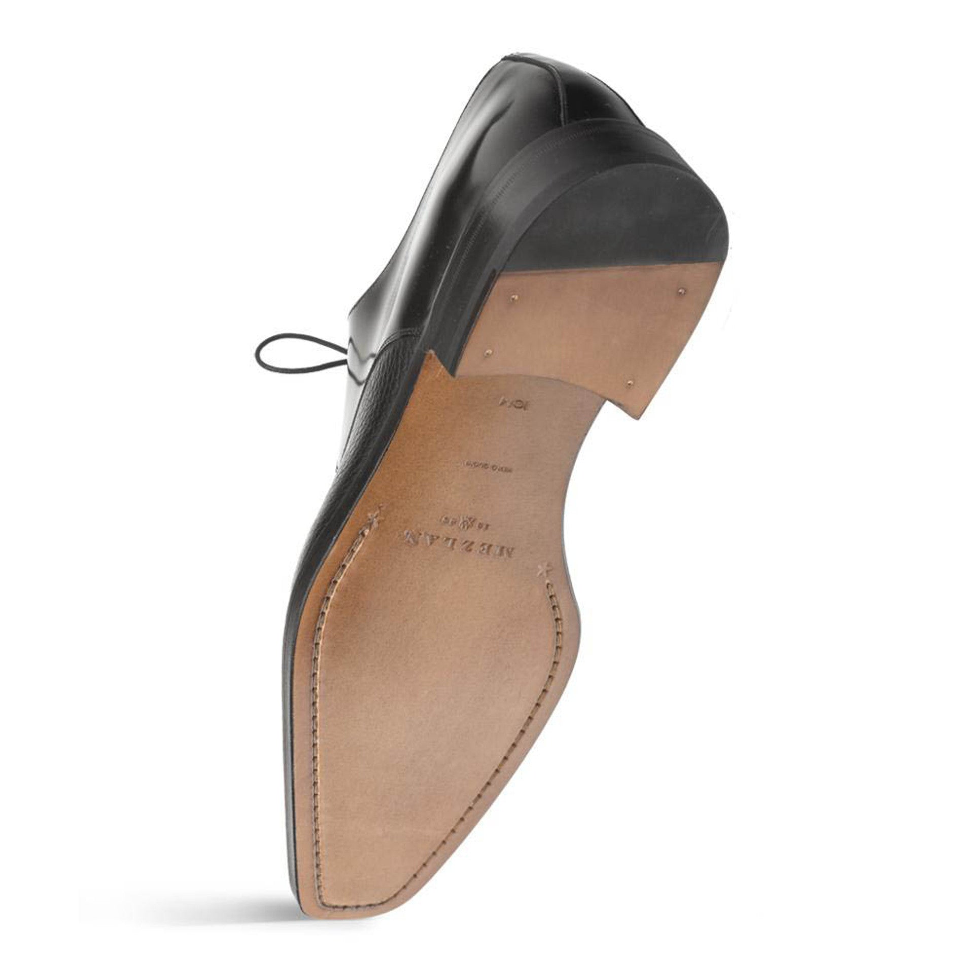 Mezlan Soka Black Oxfords Real Deerskin 3   - from alligatorwarehouse.com