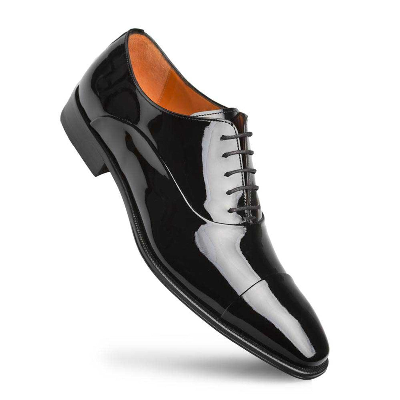 Black Patent Leather Formal Oxford By Mezlan Made In Spain Brand 1   - from alligatorwarehouse.com