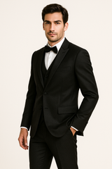 Elite-Black-satin-suit-wedding-prom