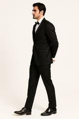 Elite-Black-satin-suit-wedding-prom