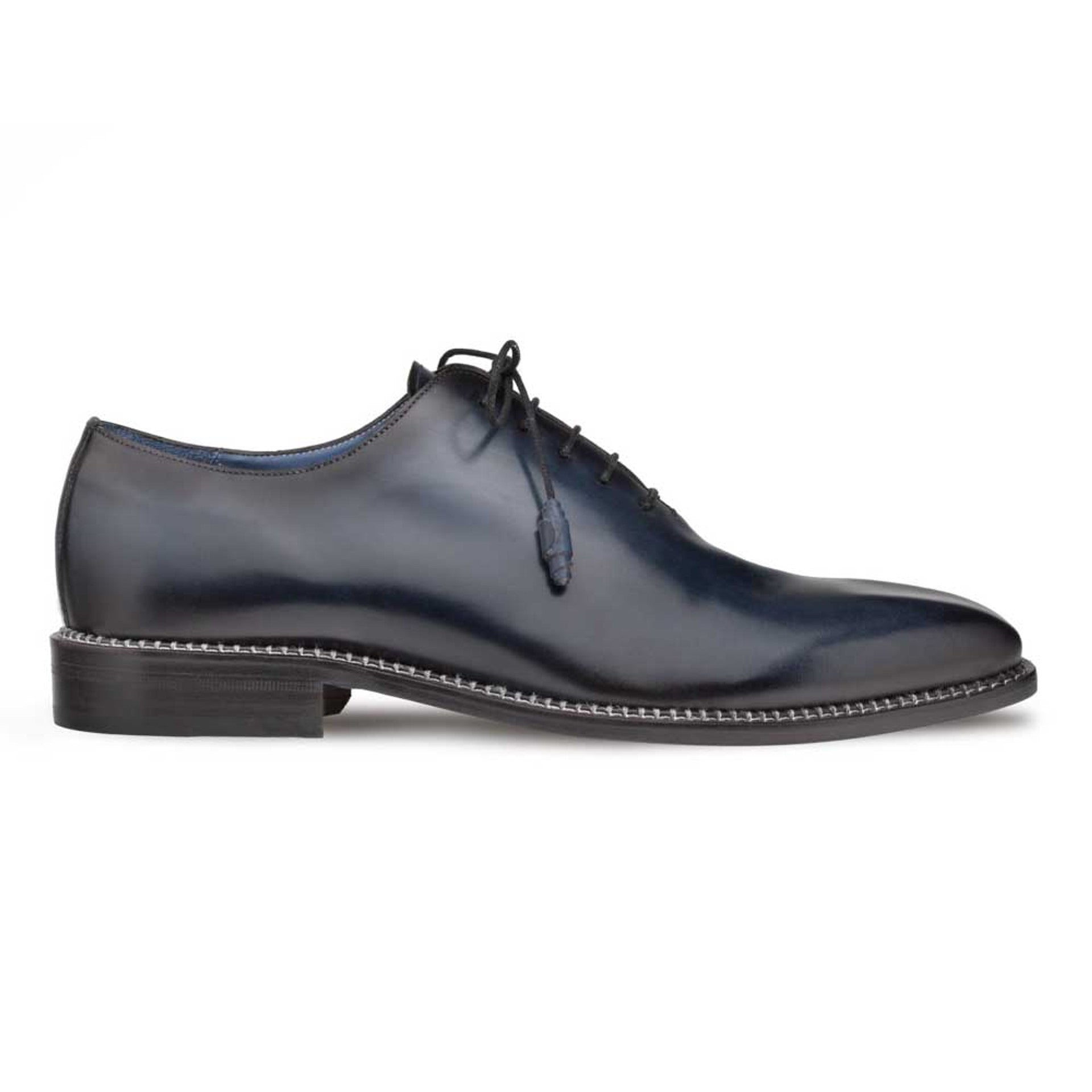 Enterprise Blue Calfskin Men’s Plain Toe Shoe By Mezlan Made In Spain Brand Enterprise Blue Calfskin Men’s Plain Toe Shoe By Mezlan Made In Spain Brand