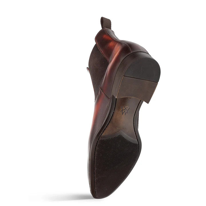 Cervantes Chelsea Boot Cognac Rust By Mezlan Made In Spain Brand 5   - from alligatorwarehouse.com
