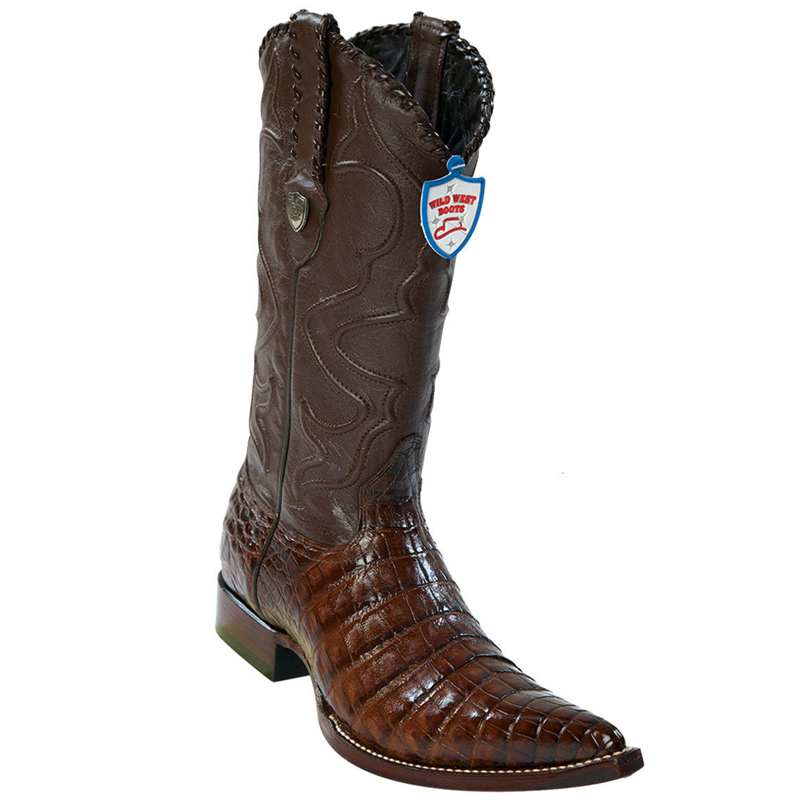 Caiman Pointed Toe Cowboy Boots 2   - from alligatorwarehouse.com