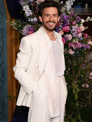 Bridgerton Premiere Jonathan Bailey White Suit