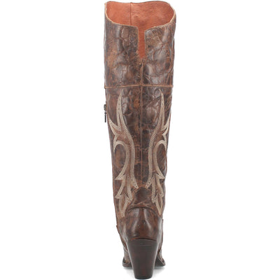 Dan Post Men Brown Jilted 20 Snip Toe Over the Knee Boot