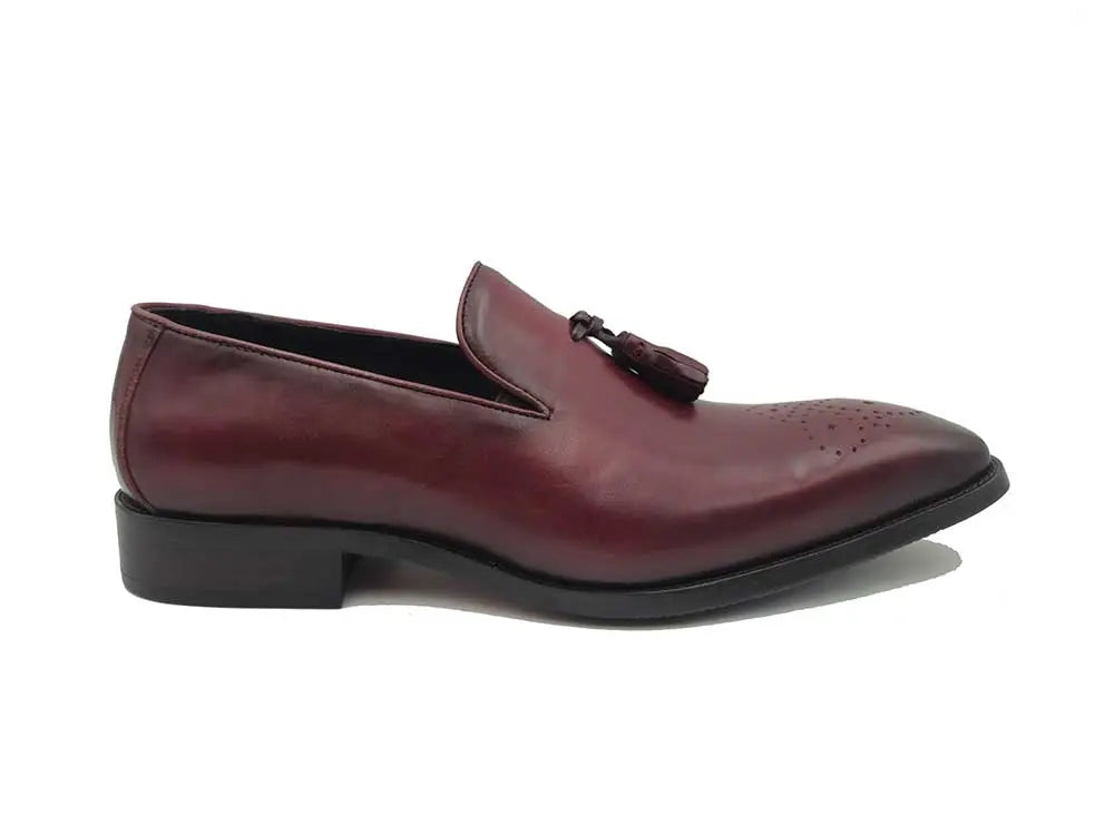 Carrucci Burnished Wholecut Tassel Loafer