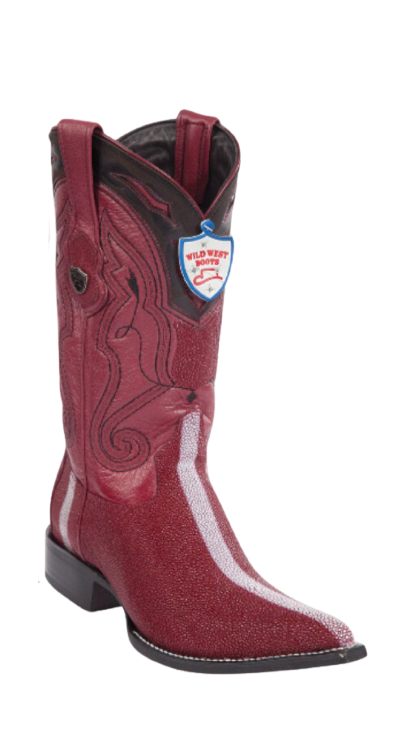 Bota de Mantarraya Original Horma Punta Recortada Wild West