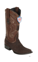 Bota de Pitón Original Horma Punta Recortada Wild West