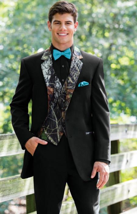 Camouflage Tuxedo - Single Breasted Camo Wedding Suit Camouflage Tuxedo - Single Breasted Camo Wedding Suit