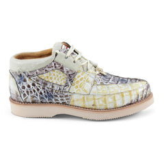 Los Altos Casual Natural Genuine All-Over Crocodile Shoes