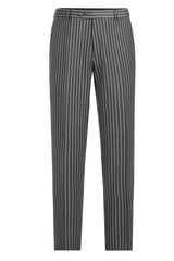 1920s Mens Suit - 1920s Mens Outfit - 1920s costume Bold Pinstripe Suit in Charcoal Grey