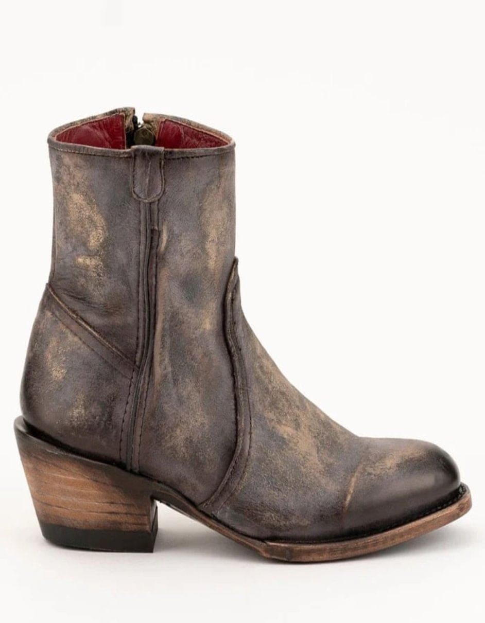 Ferrini Women's Stacey Round Toe Ankle Boots Handcrafted - Chocolate Ferrini Women's Stacey Round Toe Ankle Boots Handcrafted - Chocolate