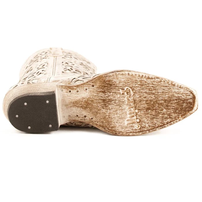 Ferrini Women's Mandala Snip Toe Boots Handcrafted - Shaby Chic Brown Ferrini Women's Mandala Snip Toe Boots Handcrafted - Shaby Chic Brown