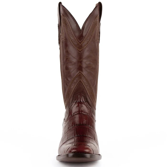 Ferinni Boot - Mens Dress Cowboy Boot  - Ferrini Men's Stallion Alligator Belly Boots French Toe Handcrafted Chocolate in  Chocolate Ferinni Boot - Mens Dress Cowboy Boot  - Ferrini Men's Stallion Alligator Belly Boots French Toe Handcrafted Chocolate in  Chocolate