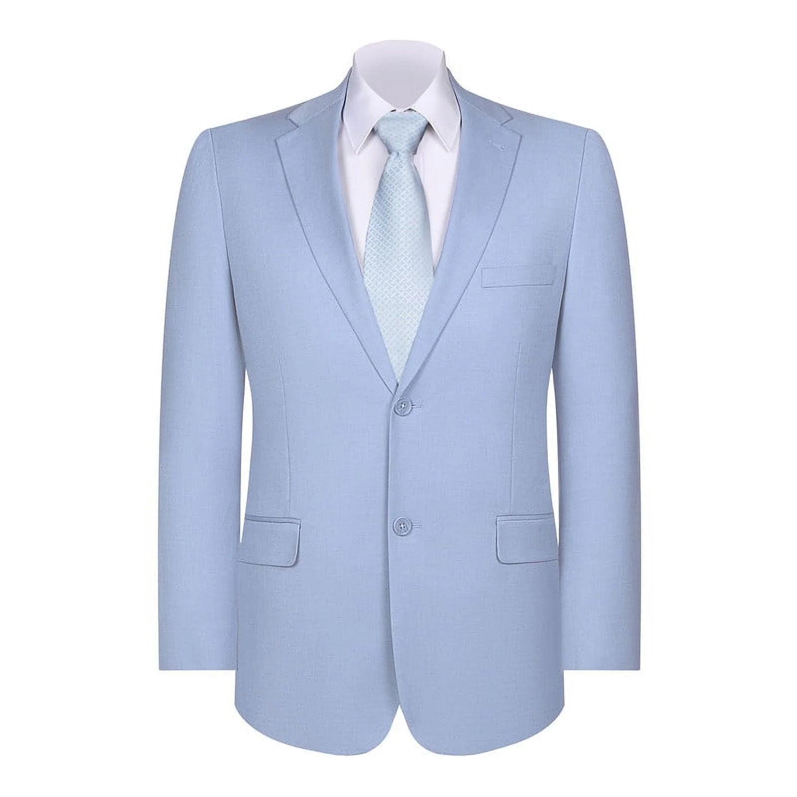Mens Blazer Classic Fit Sport Coat Two Buttons Lightweight Suit Jacket Iceberg Green 8   - from alligatorwarehouse.com