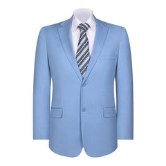 Mens Blazer Classic Fit Sport Coat Two Buttons Lightweight Suit Jacket Iceberg Green