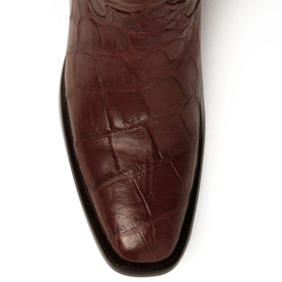 Ferinni Boot - Mens Dress Cowboy Boot  - Ferrini Men's Stallion Alligator Belly Boots French Toe Handcrafted Cognac in Cognac 2 10741-26-080-D  - from alligatorwarehouse.com