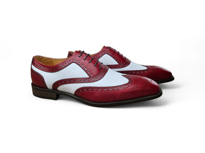 Carrucci Contrast Two Tone Wingtip Oxford