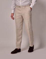 Mens Linen Suit For Beach Wedding - Summer Suit in Cream