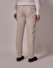 Mens Linen Suit For Beach Wedding - Summer Suit in Cream