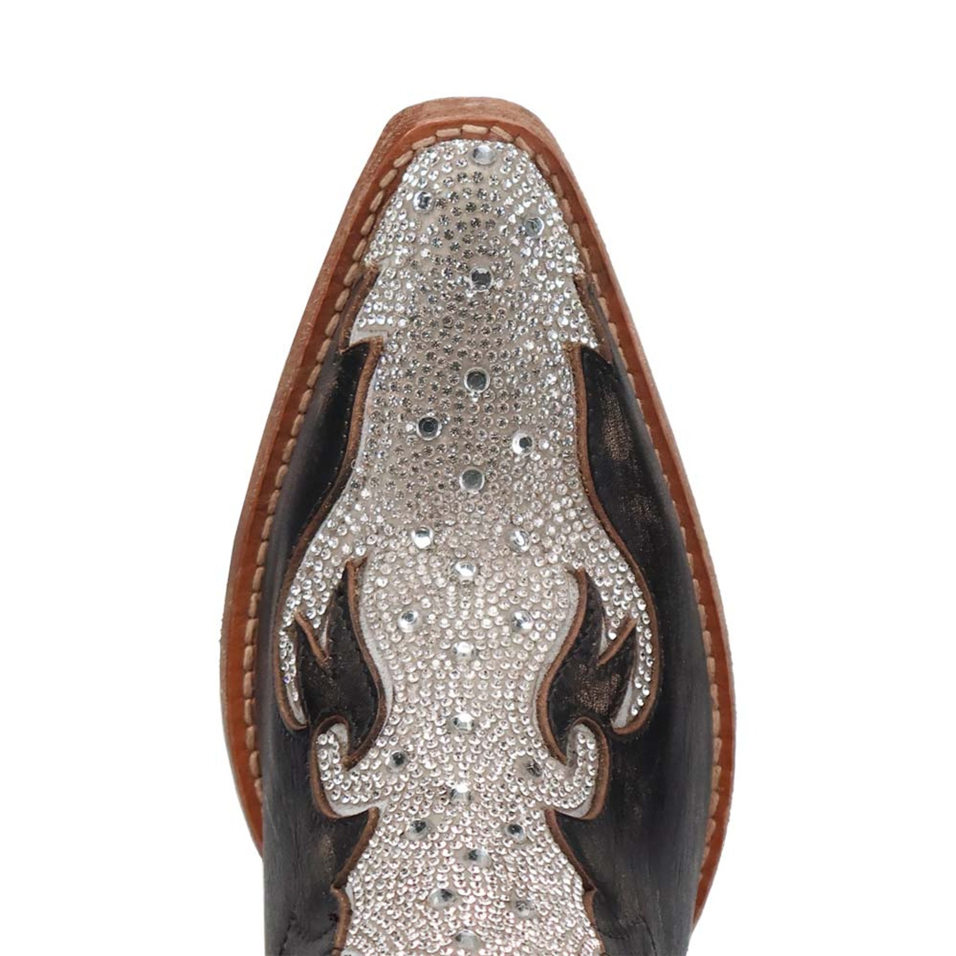 Dan Post Women's Crystal Black Snip Ankle Bootie 5 DP5125_6_M  - from alligatorwarehouse.com