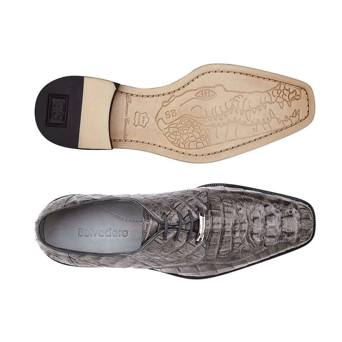 Belvedere Chapo Exotic Crocodile Hornback Oxfords Belvedere Chapo Exotic Crocodile Hornback Oxfords
