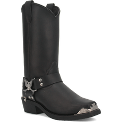 Chopper Leather Harness Biker Boot