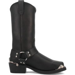 Chopper Leather Harness Biker Boot