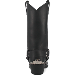 Chopper Leather Harness Biker Boot