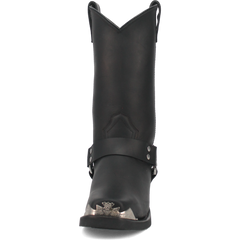 Chopper Leather Harness Biker Boot