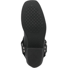 Chopper Leather Harness Biker Boot