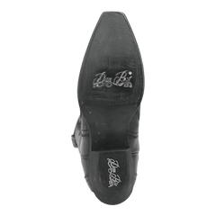 Dan Post Women's Hallie Snip Toe Leather Tall Boots - Black