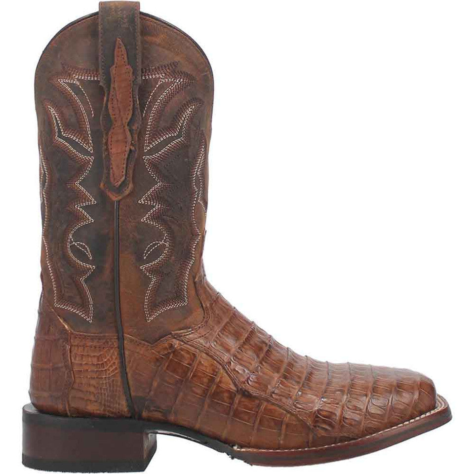 Dan Post Cowboy Certified Kingsly Caiman Square Toe Apache/Chocolate Boot Dan Post Cowboy Certified Kingsly Caiman Square Toe Apache/Chocolate Boot