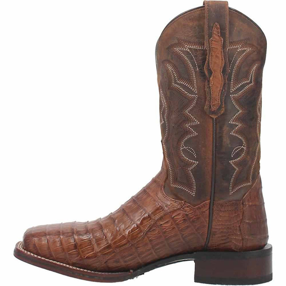 Dan Post Cowboy Certified Kingsly Caiman Square Toe Apache/Chocolate Boot Dan Post Cowboy Certified Kingsly Caiman Square Toe Apache/Chocolate Boot