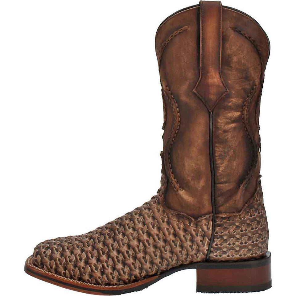 Dan Post Cowboy Certified Stanley Tan Square Toe Leather Boot Dan Post Cowboy Certified Stanley Tan Square Toe Leather Boot