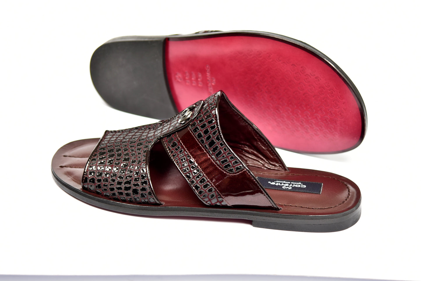 C0071-Corrente 5829 Sandal- Burgundy