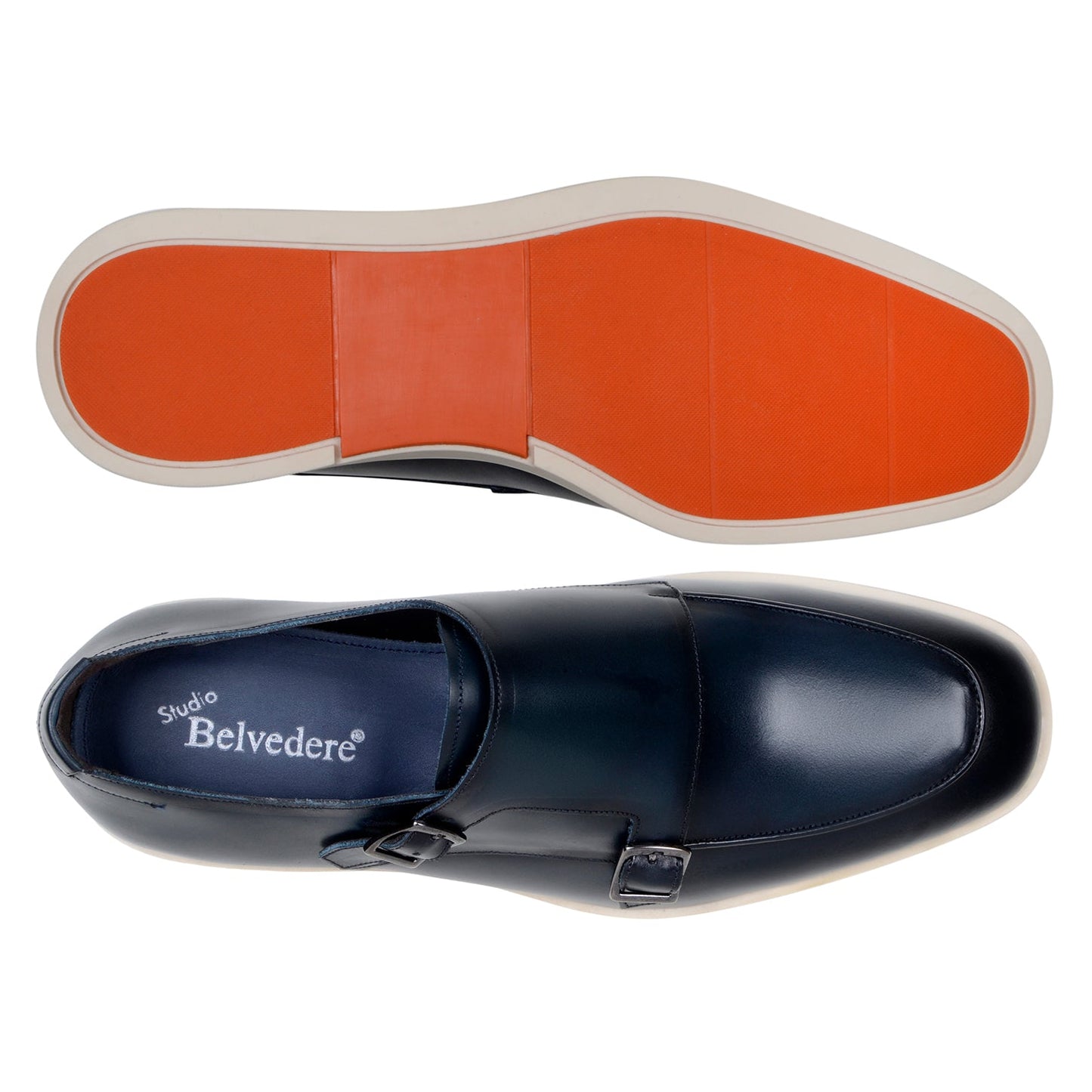 Belvedere Marcio Navy Alligator Luxury Shoe