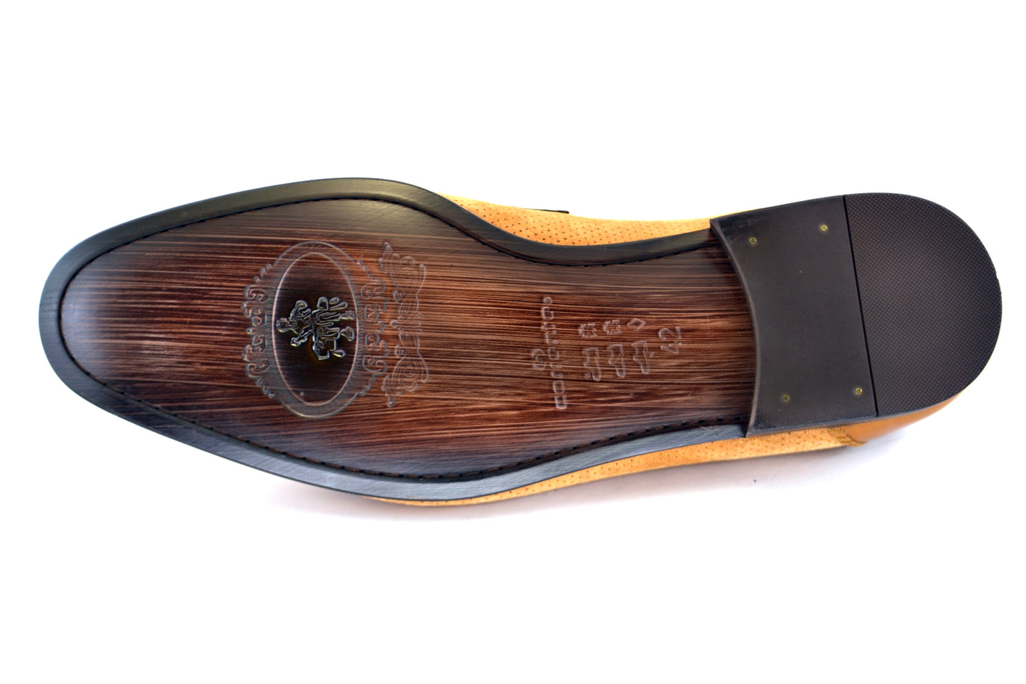 C132-3417HS- Perforated suede- Tan