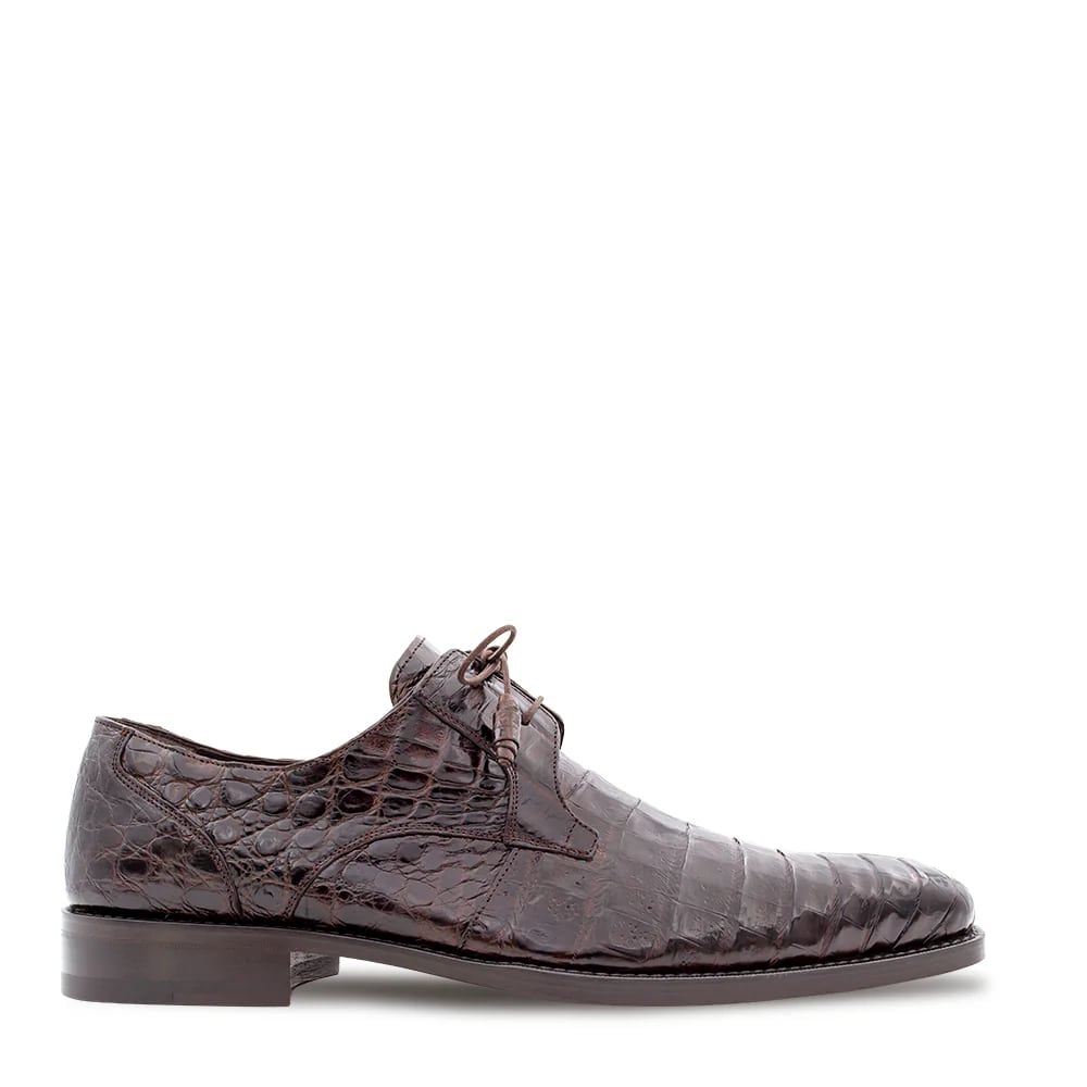 Mezlan Men's Crocodile Lace Up Anderson 20   - from alligatorwarehouse.com