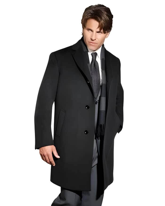 90% Wool fabric Sports Coat Dark Charcoal Masculine color Overcoat | Winter men's Topcoat Sale 1   - from alligatorwarehouse.com